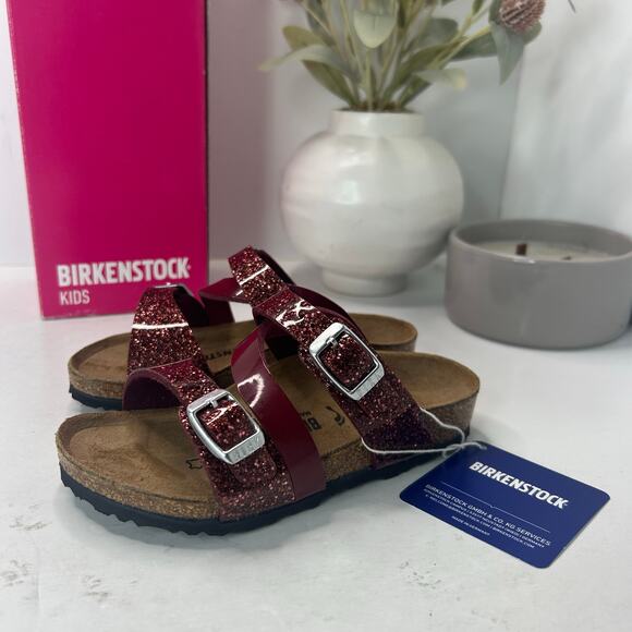Birkenstock Salina Sandal Cosmic Sparcle Port Mix Kid's 8/EU 26 NWB Narrow Fit - Picture 4 of 10